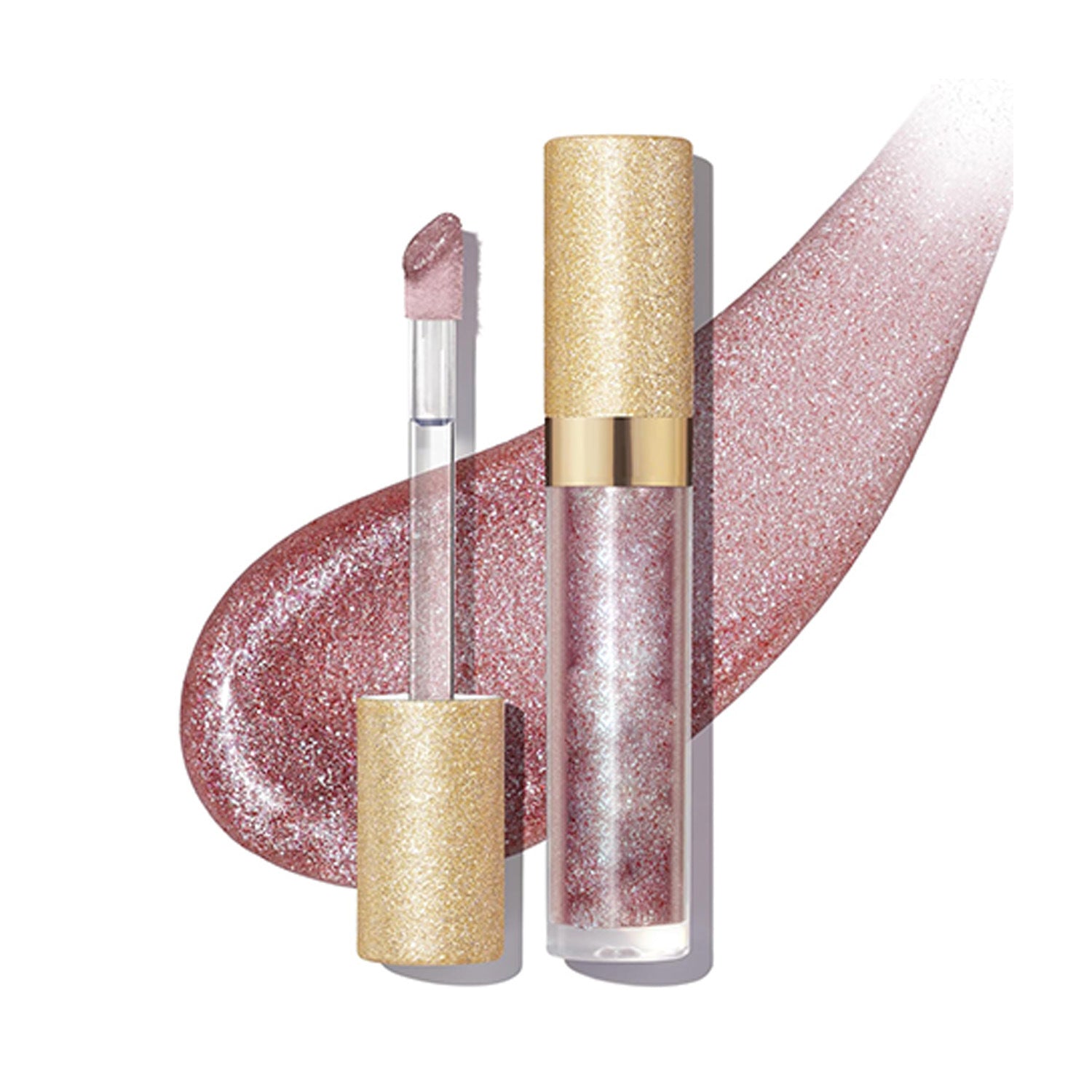 Long-lasting moisturizing, easy to apply, non-sticky, pearlescent lip gloss