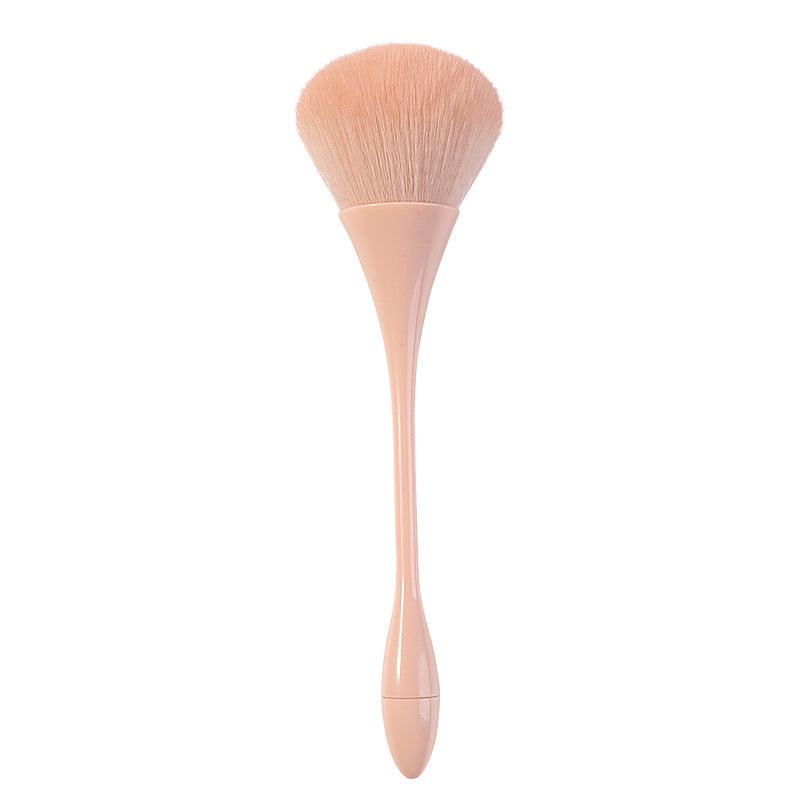 New skin-toned makeup brush, slim waist, single extra-large powder brush