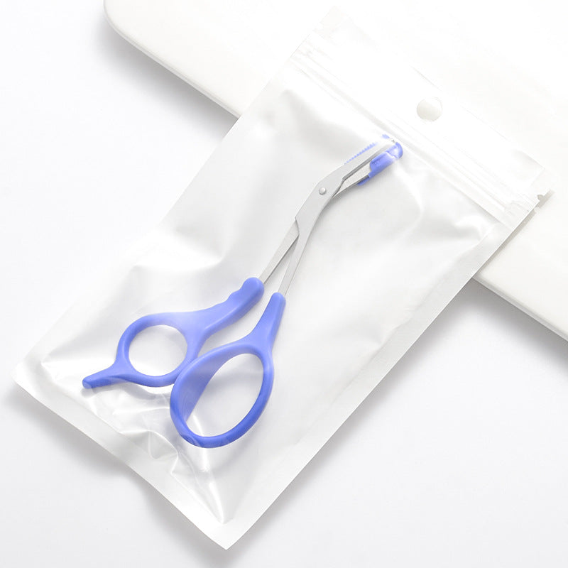 Precision Brow Scissors And Razor Grooming Tool