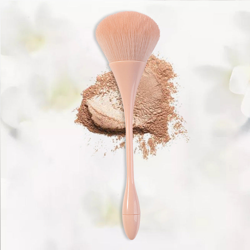 New skin-toned makeup brush, slim waist, single extra-large powder brush