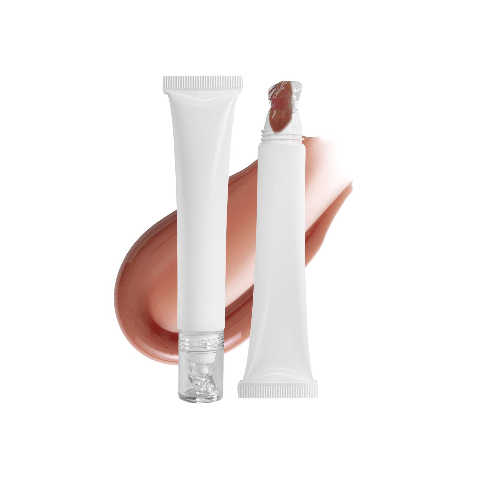 Embossed Brown Moisturizing Lip Gloss