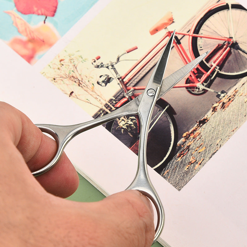 Stainless Precision Grooming Scissors For Brows