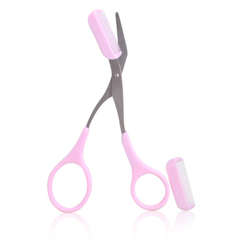 Brow Scissors With Comb Grooming Tool Set