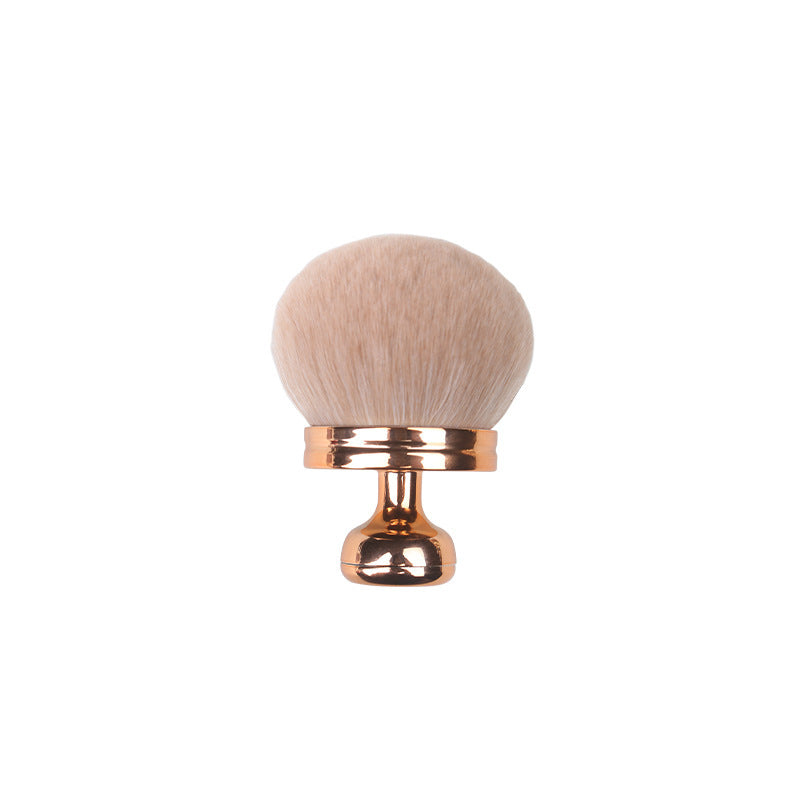 Large mushroom-shaped powder brush