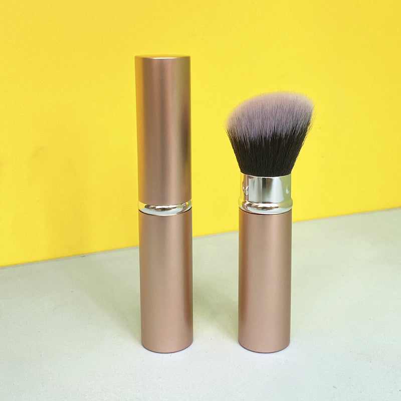Retractable makeup brush, blush brush, powder brush, portable brush with bristles