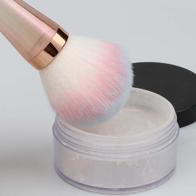 Colorful Light and Shadow Long Handle Single Powder Brush