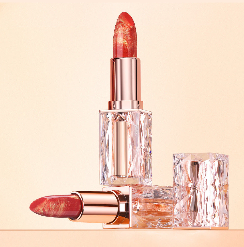 Blood Rose Marble Lipstick Ice Cube Lip Jelly Lip Mud