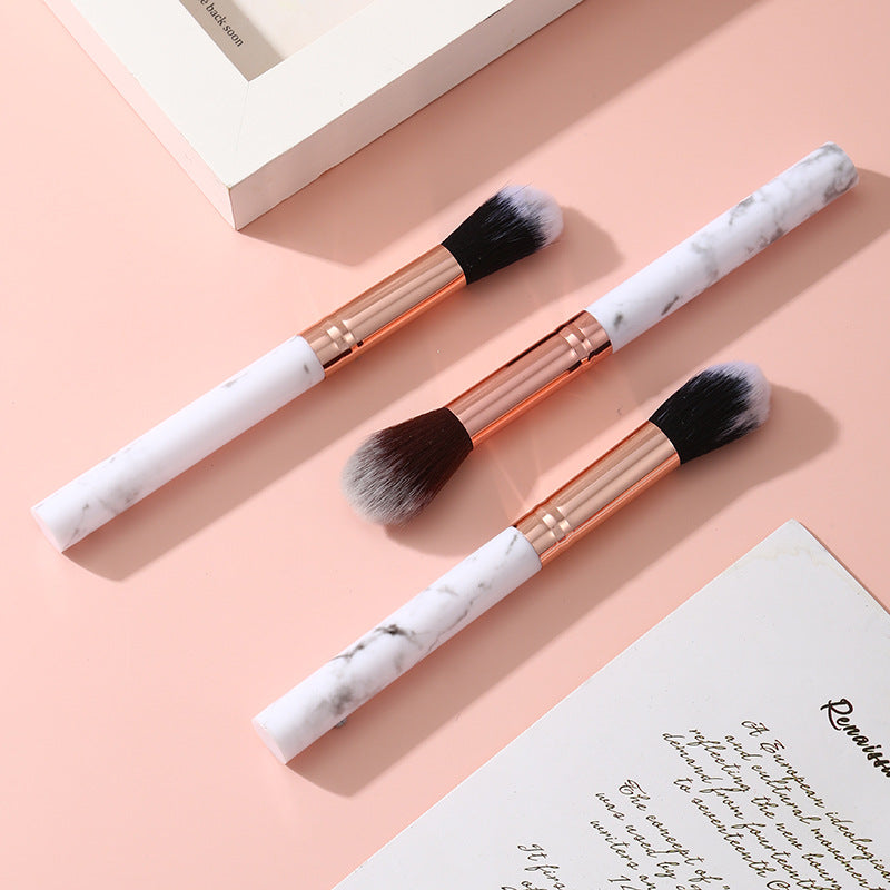 Makeup tools, makeup brushes, marble-patterned loose powder brush